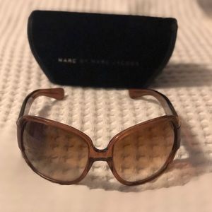 Marc Jacobs Brown oversized sunglasses